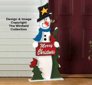 Product Image of Winter Greeting Woodcrafting Pattern                     