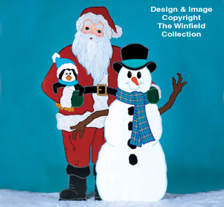 Christmas Friends Woodcrafting Pattern
