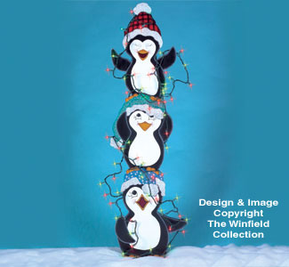 Product Image of Tangled Penguins Woodcraft Pattern