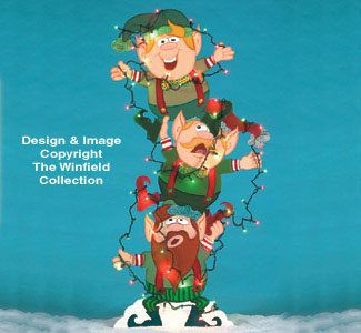 Product Image of Tangled Elves  Woodcraft Pattern               