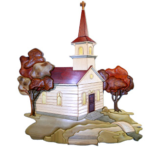 Product Image of Lil' Country Church Project Pattern