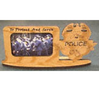 Police Badge Picture Frame Project Pattern
