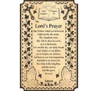Lords Prayer/Catholic Project Pattern