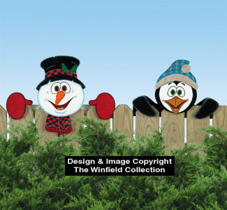 Product Image of Arctic Fence Peekers Wood Pattern              