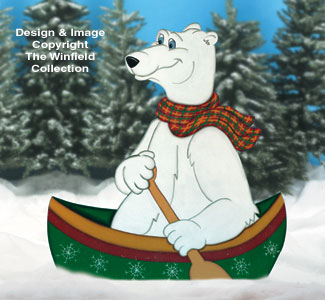 Product Image of Canoeing Polar Bear Woodcraft Pattern