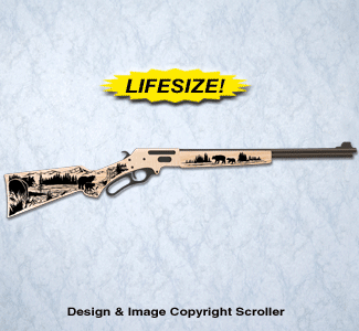Product Image of Bear Rifle Wall Art Pattern