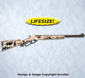 Product Image of Elk Rifle Wall Art Pattern