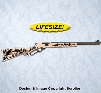Product Image of Moose Rifle Wall Art Pattern