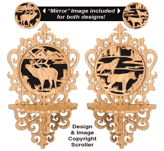 Product Image of Mirror Image Wildlife Shelf Set #3 Patterns