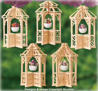 Product Image of Mini Slotted Gazebo Ornaments Pattern Set #1