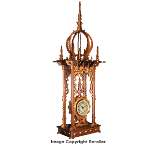 Oriental Timepiece Clock Project Pattern