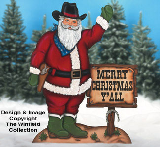 Product Image of Cowboy Santa II Woodcraft Pattern