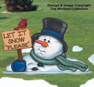 Let It Snow Please!!    Woodcraft Pattern