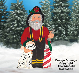 Product Image of Fireman Santa Woodcraft Pattern
