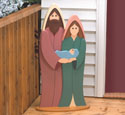 Simple Holy Family Woodcraft Pattern