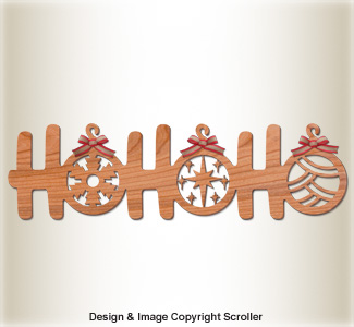 Ho-Ho-Ho Holiday Decor Pattern