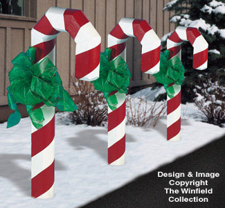 Product Image of Landscape Timber Candy Cane Plans