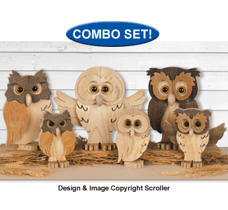 Woodland Owl Pattern Set
