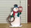 Lantern Snowman Woodcraft Pattern