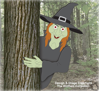 Product Image of Witch Tree Peeker Woodcraft Pattern
