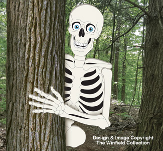 Product Image of Skeleton Tree Peeker Woodcraft Pattern