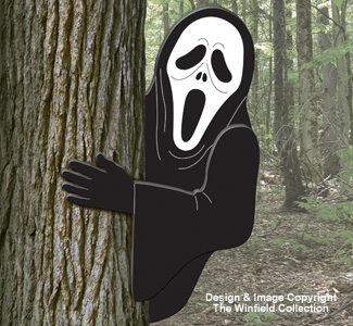 Ghoul Tree Peeker Woodcraft Pattern