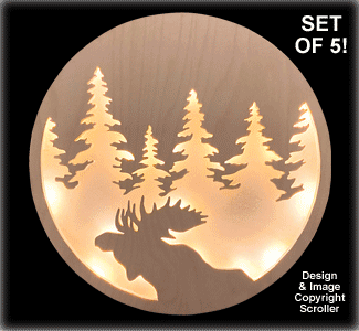 Lighted Forest Wall Art