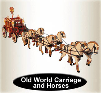 Royal Carriage and Six Horse Team Pattern