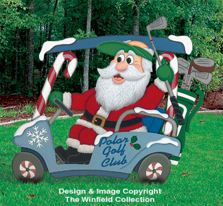 Product Image of Golfing Santa Woodcrafting Pattern