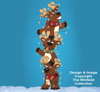 Product Image of Tangled Reindeer Woodcraft Pattern