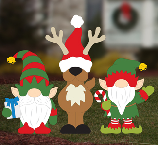 Product Image of Christmas Gnome Trio Pattern