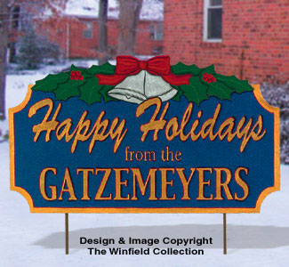 Product Image of Personalized Holiday Greeting Pattern 