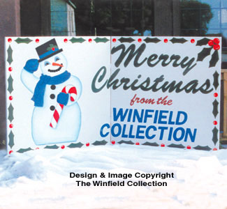 Product Image of Christmas Yard Card Plan 