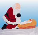 Santa & Baby Jesus Woodcraft Pattern