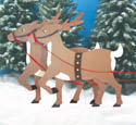 Reindeer Woodcrafting Pattern