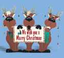 Reindeer Trio Yard Sign Woodcraft Pattern
