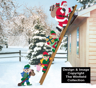 Product Image of Climbing Claus & Elves Pattern Combo