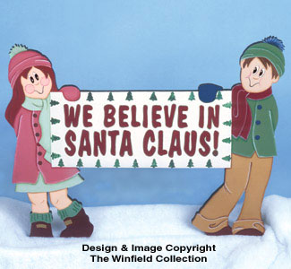 Product Image of We Believe Christmas Sign Pattern