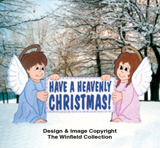 Heavenly Christmas Sign Woodcraft Pattern