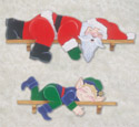 Lazy Santa & Elf Woodcraft Pattern