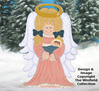 Product Image of Holy Angel & Baby Jesus Woodcraft Pattern