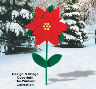 Product Image of Yard Poinsettia Woodcraft Pattern
