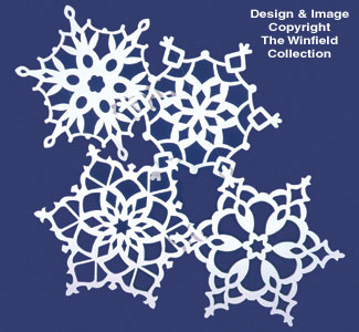 Product Image of Giant Snowflakes Woodcrafting Pattern