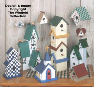 Product Image of Decorative Birdhouse Combo Pattern Set