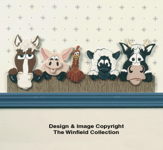 Product Image of Animal Door Toppers Woodcraft Pattern 