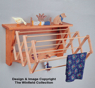 Product Image of Drying Rack Shelf Wood Project Plan