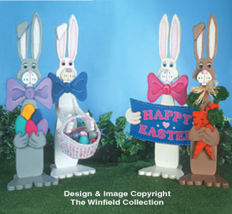 Product Image of Easter Bunnies Woodcraft Pattern