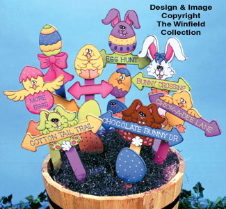 Product Image of Egg Hunt Markers Woodcraft Pattern