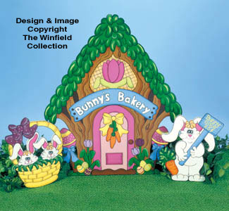 Bunny's Bakery Woodcraft Pattern