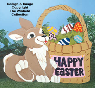 Product Image of Rabbit & Basket Woodcraft Pattern